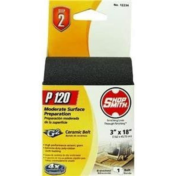 Shopsmith Sandpaper W 3 " 18 " 0grit, Grit12