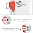 thumbnail image 4 of Pcs Portable Door Lock Portable Door Lock Travel Lock Anti-Theft Security Door Portable Travel Lock with Storage Bag, Red+Black, 4 of 5
