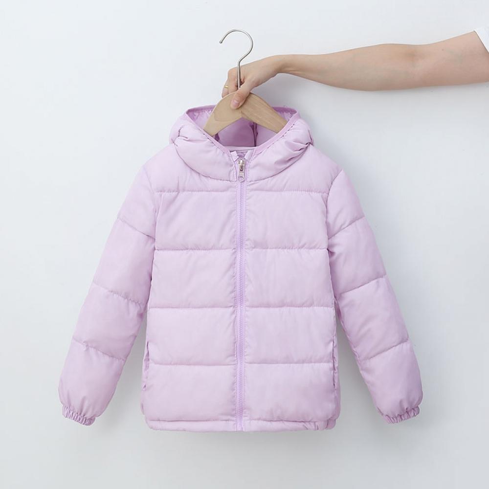 BULLPIANO Kids Winter Down Coats Infant Toddler Light Puffer Jacket Outwear Warm Winter Snow Coat Kids Snowsuit Winter Jacket with Hood - image 3 of 3