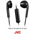 thumbnail image 4 of JVC HAF17MB Earbud Headphones with Mic and Remote - Black, 4 of 7