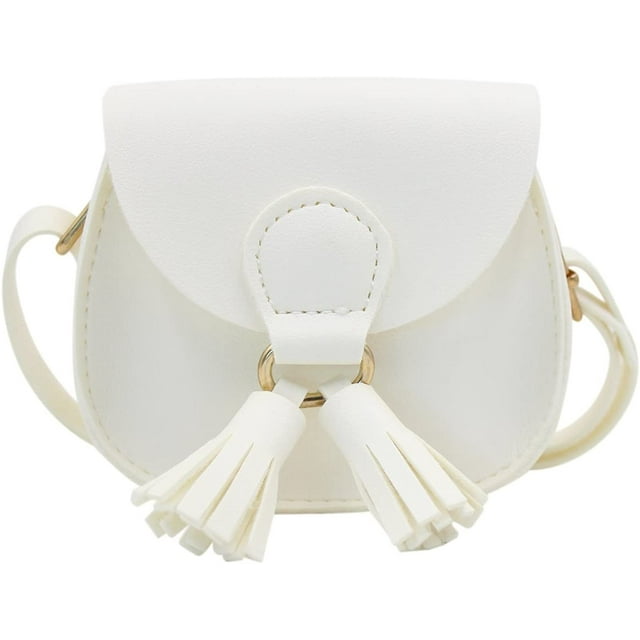 Sac à Bandoulière Mini pour Filles Enfants avec Pompon