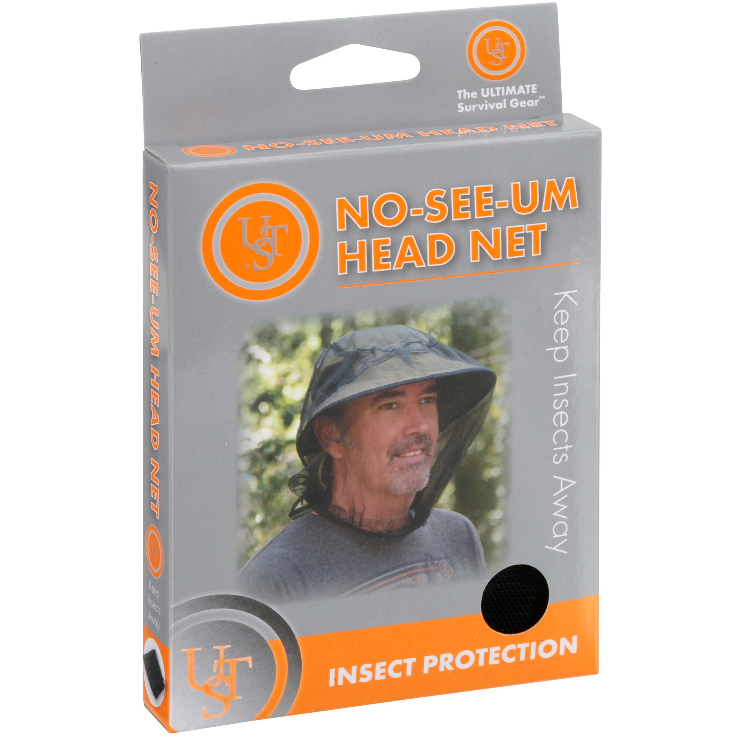 UST NO SEE UM LIGHTWEIGHT INSECT HEAD NET BUSHCRAFT CAMPING HIKING