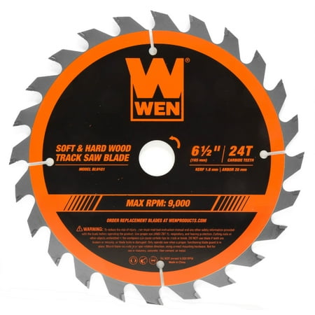 UPC: 0044459065012 | WEN 6.5-Inch 24-Tooth Carbide-Tipped Track Saw Blade  BL6501