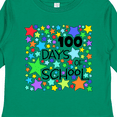 thumbnail image 4 of Inktastic 100 Days of School Colorful Stars Boys or Girls Long Sleeve Toddler T-Shirt, 4 of 5