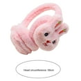 thumbnail image 5 of Guiexla Winter Cute Rabbit Shape Earmuffs Girls Cute Solid Color Warm Earmuffs Outdoor Ear Warmer Soft Earflap Furry Ear Covers, 5 of 7
