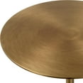 thumbnail image 4 of Uttermost Gimlet Contemporary Metal and Marble Drink Table in Honed White/Brass, 4 of 5
