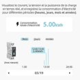 thumbnail image 5 of 25A DIY Smart Switch Compatible with Alexa, Google Assistant, TUYA/Smart Life APP Remote Control, Din Rail WiFi Switch with Metering, Voice Control a, 5 of 5