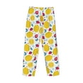 thumbnail image 4 of Kdxio Strawberry Lemon Print Men's Sleep Pajama Pant Lounge Pants with Pockets, 4 of 8