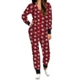 thumbnail image 4 of Vêtements de Nuit Imprimés à Manches Longues pour Femmes, 4 of 5