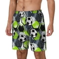 thumbnail image 2 of Balery Football Mens Swim Trunks Swim Shorts for Men Quick Dry Inseam Beach Shorts with Compression Liner Pocket-Large, 2 of 9