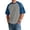 E7-Gray, variant on Havenx Raglan Sleeve T-Shirts for Men Denim Short Sleeve T Shirts Patchwork Round Neck Tee Contrast Colors Workout Lightweight Classic Athletic Sports Tops,Blue S