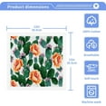 thumbnail image 3 of GZHJMY Cactus Flower Wash Cloths 2 Pack - 12 x 12 Inch Super Super Soft Washcloths for Your Face and Body - 100% Cotton Absorbent Baby Face Towel, 3 of 7