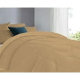 thumbnail image 4 of 3 Piece Luxury U Shape Pattern Comforter By D.N.G. BEDDINGS Set Premium Super Soft, 1000 Thread Count 100% Egyptian Cotton Twin/Twin XL Size Taupe Color, 4 of 9