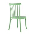 thumbnail image 3 of Strata Furniture Tiras Polypropylene Outdoor Dining Chair in Mint (Set of 2), 3 of 5