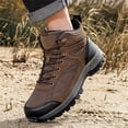 thumbnail image 5 of YOURDIARY Mens Hiking Boots Waterproof Non-Slip Outdoor Trekking Shoes Lightweight Durable Trail Camping Mountaineering Boots, 5 of 6