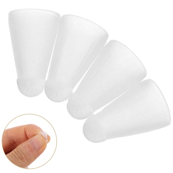 OUNONA 4pcs Anti Slip Silicone Stylus Tip Protector for Pencil Quiet Writing Cover Compatible with iPad Users