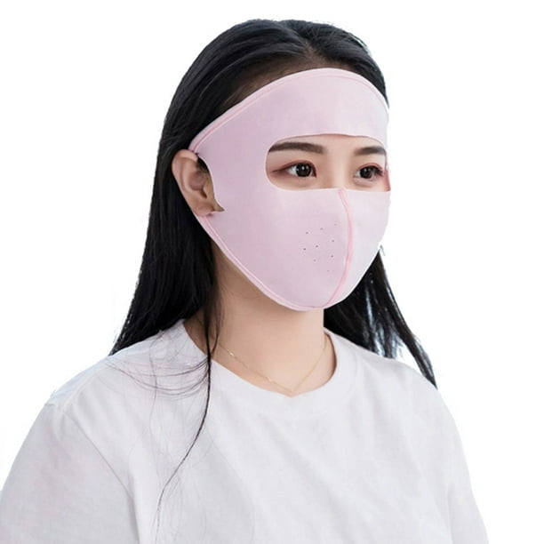 Reusable Cotton Comfy Breathable Safety Air Fog Sunscreen Masks Neck Protector For Women Protection Pollution Face Flu Allergens Uv Sun Protection Mask For Face Walmart Com Walmart Com