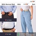 thumbnail image 7 of SUOSDEY Buckle Free Belt for Men Women Elastic Side Belt for Jeans 2 Pack, 7 of 7