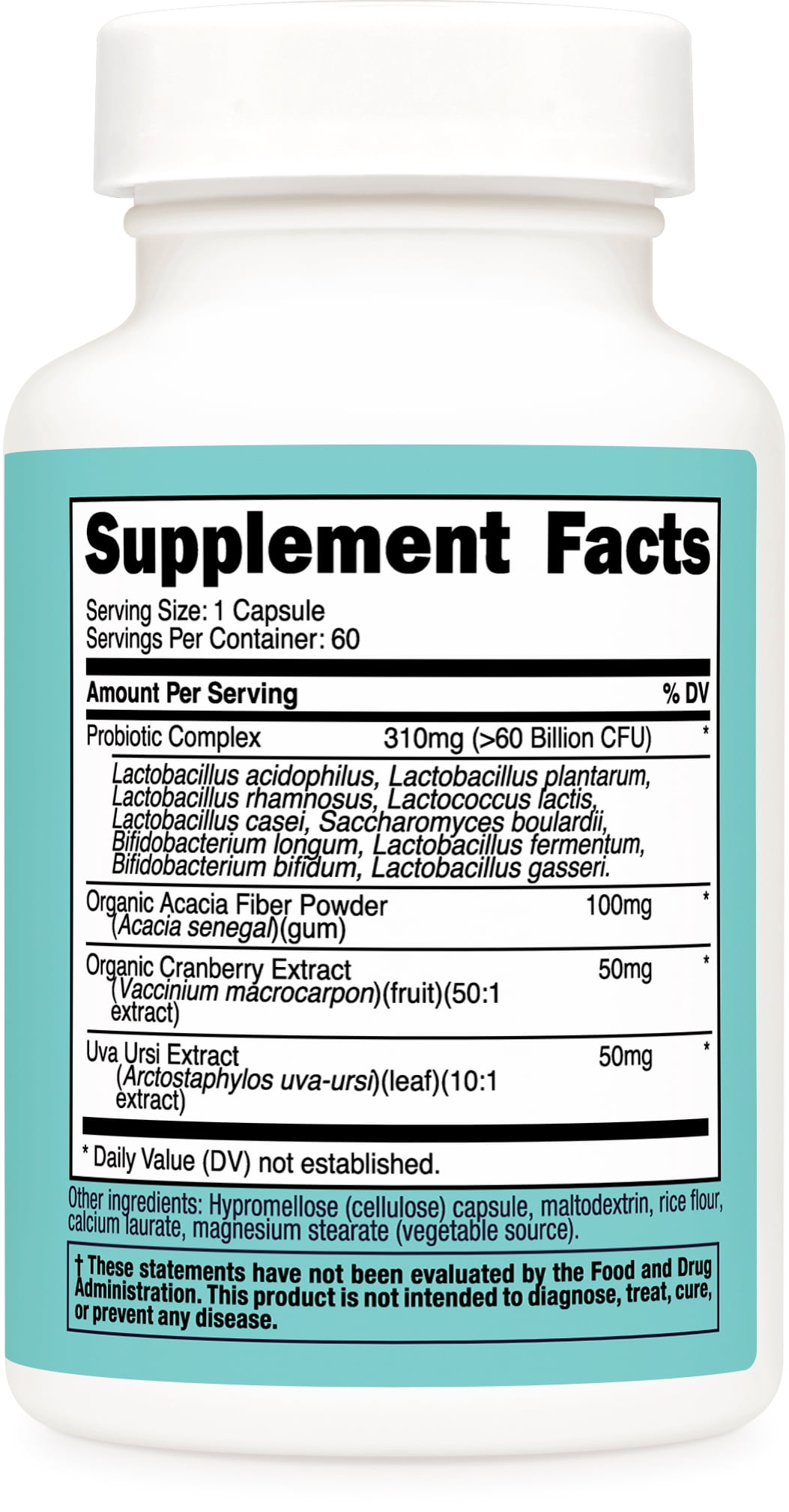 Nutricost Probiotic for Women 60 Billion CFU, 60 Capsules - Probiotic Supplement