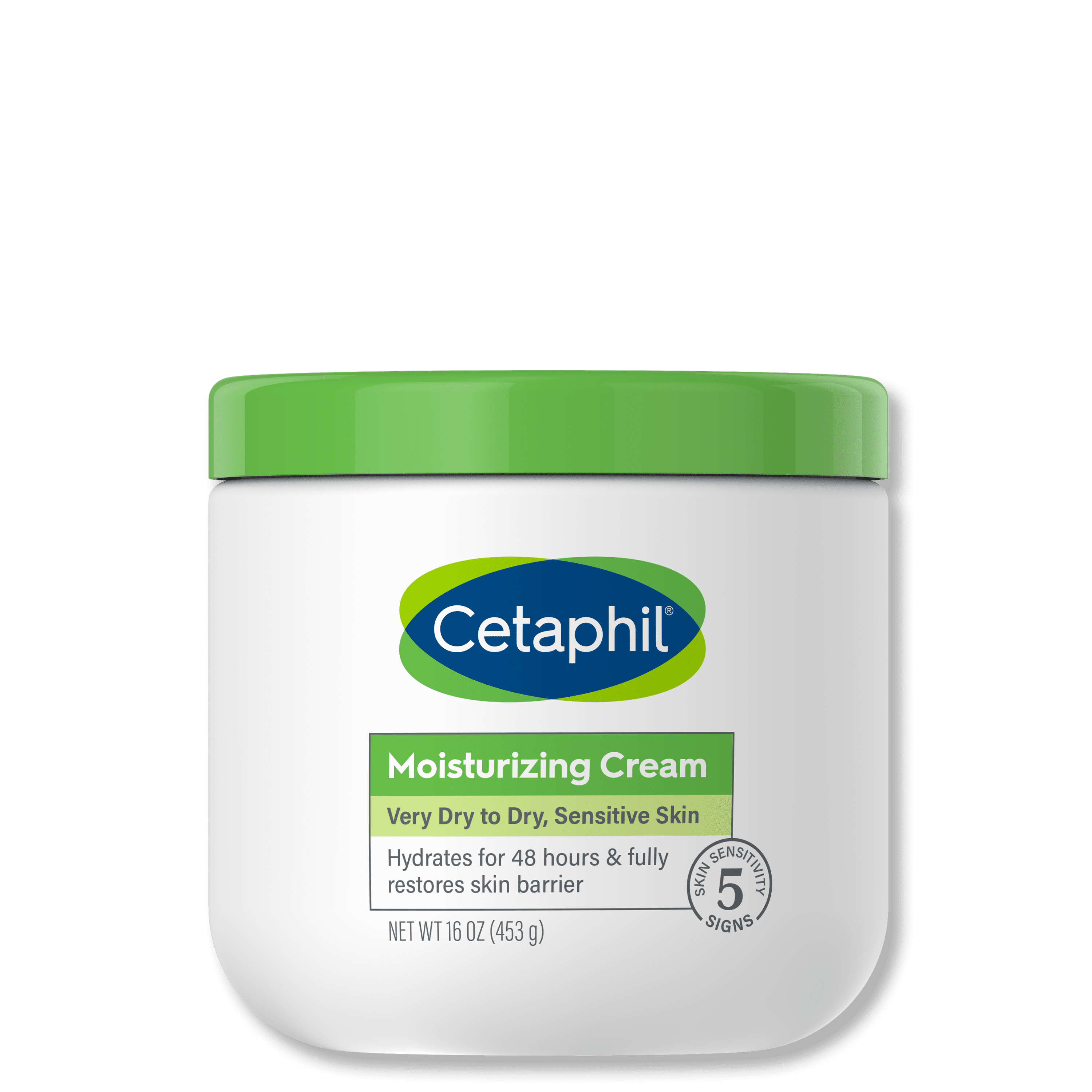 Body Moisturizer by CETAPHIL, Hydrating Moisturizing Cream for Dry to Very Dry, Sensitive Skin, 16 oz, Fragrance Free, Non-Comedogenic, Non-Greasy