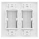 thumbnail image 5 of 2-Gang Wall Plate, Low Voltage Cable Plate for Speaker Wires, 5 of 5