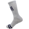 thumbnail image 3 of Flash 112509 Flash The S.T.A.R. Labs Grey Crew Socks, 3 of 4