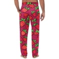 thumbnail image 5 of Pisexur Pantalons de Survêtement pour Hommes Pantalons de Travail en Tissu Haut de Gamme pour Hommes, Pantalons Longs à Taille Élastique avec Cordon de Serrage et Poches Rouges, TG, 5 of 5