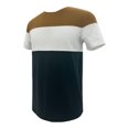 thumbnail image 3 of Playera George para Hombre, Sustentable Cuello Redondo Diseño 3 Bloques Bronce Blanco y Negro Talla M, 3 of 4