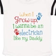 thumbnail image 3 of Inktastic Electrician Like Daddy Gift Baby Boy or Baby Girl Bodysuit, 3 of 4