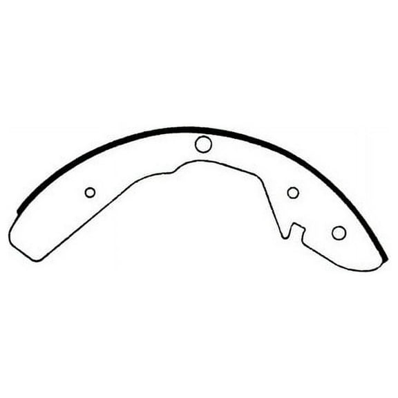 Drum Brake Shoe-Premium Brake Shoes-Preferred Rear fits 73-79 VW Transporter