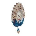thumbnail image 4 of Luxury Large Wall Clock Peacock Wall Watch Living Room Home Decor Retro European, 4 of 12