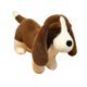 thumbnail image 5 of Juguete de perro de peluche de dibujos animados para abrazar, adorno encantador, perro salchicha de dibujos animados Marrón oscuro, 5 of 9