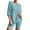 Blue, variant on Tbopshirt Women's 2 Piece Outfits Women's Summer Casual Comfortable Loose Version Crewneck Suit Two-Piece Set Wide Leg Pants