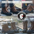 thumbnail image 5 of ROCKROOSTER Woodland - Men's Composite Toe Waterproof Work Boots for Construction, Landscaping, Maintenance, Transportation and Utilities AK669-11, 5 of 7