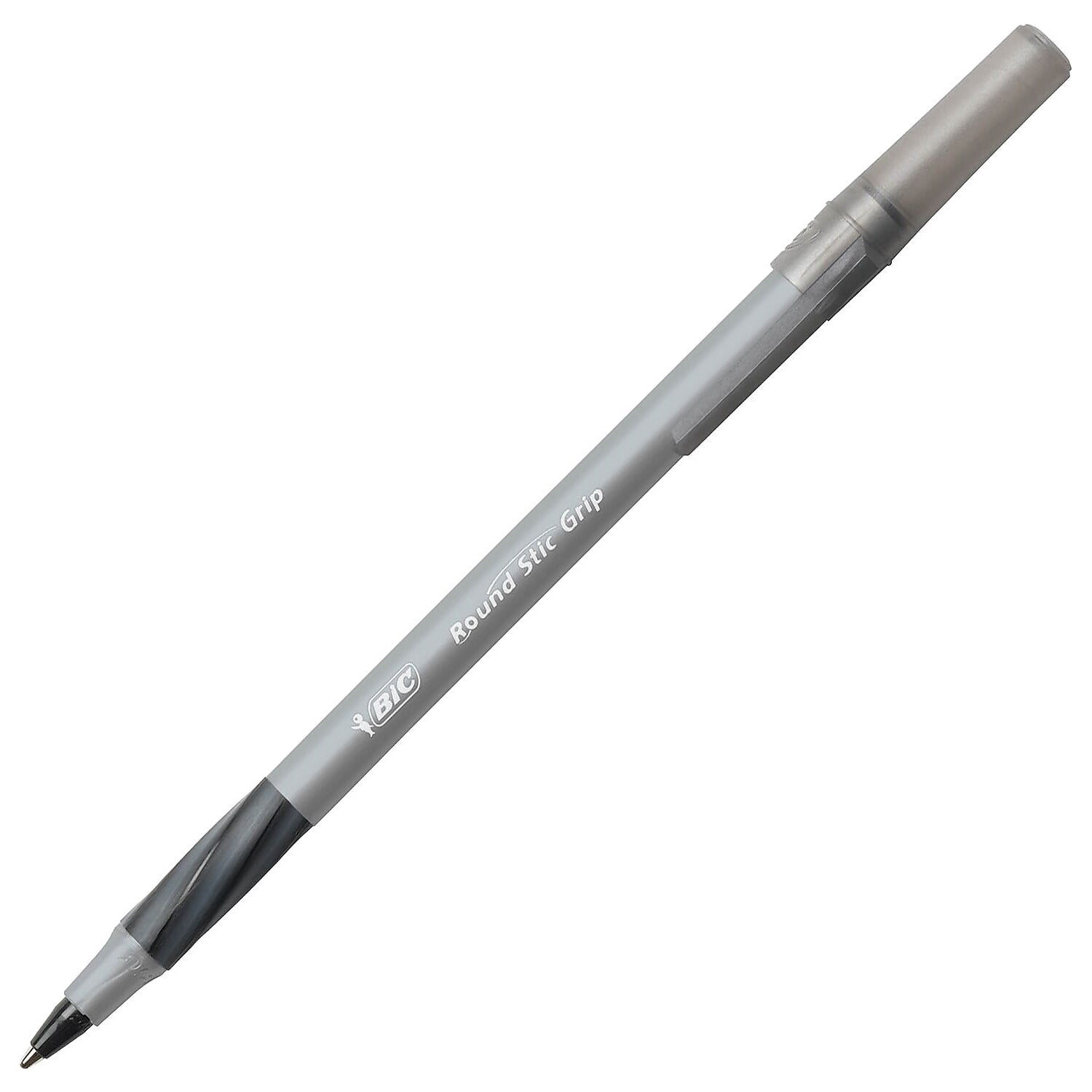 BIC Ultra Round Stic Grip Xtra Comfort Ballpoint GSMG11BLKCT