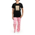thumbnail image 4 of CafePress - Vintage Rose Frame Pajamas - Women's Short Sleeve Print T-Shirt and Pants Dark Cotton Pajama Set, 4 of 7