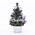 thumbnail image 3 of Adorno de árbol de Navidad, mini árbol artificial, adornos para regalos de Navidad familiares, 20 cm, 3 of 5