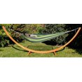 thumbnail image 3 of Gilbin Trekmate 79” x 61” Double 2-Person Brazilian Canvas Hammock, Green, Blue and Yellow, 3 of 10