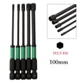 thumbnail image 3 of /4inch Hexagon Screwdriver Bit Quick Change Driver Power Drill Length 100mm H 2.5, 3 of 6