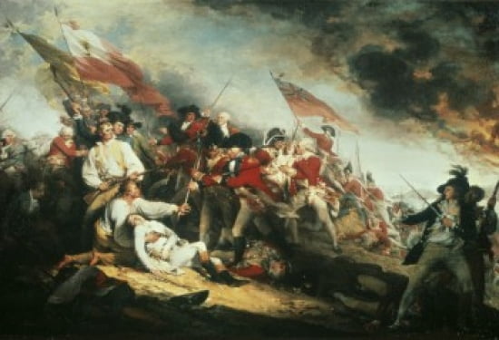 The Death of General Warren at the Battle of Bunker Hill 17 June 1775 1786 John Trumbull (1756-1843 American) Oil on canvas Yale University Art Gallery New Haven CT USA Canvas Art - John Trumbull (18