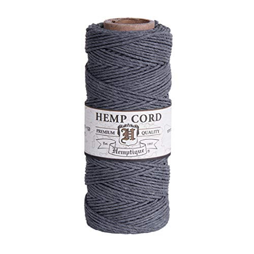 Hemptique Hemp Cord Spool 20# 205 Feet//Pkg-Dusty Olive
