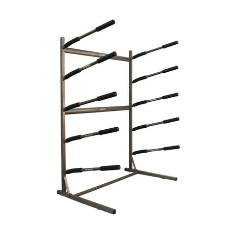 SUP and Surfboard Freestanding Storage Rack | 5 Tier Stand | (Best Soft Surfboard Rack)