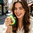 thumbnail image 5 of Sensory Toys, Half Avocado Shaped Stress Ball, Soft Squeeze Toys, Relaxation Toys, 4.5X2.5 Inch Fake Avocado Fruit Squeezable Toys for Fine Motor Skill Practice, Calm Down Time, 5 of 8