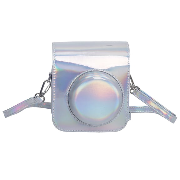 Laser Full Body Leather Case Camera Bag with Strap For FUJIFILM instax mini 12