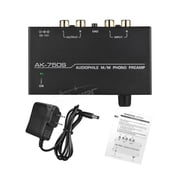 Phono Preamp AK-750S Stereo Preamplifier Turntable Front Amplifier With RCA Input / Output And Level Control