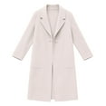 thumbnail image 4 of Women's Classic Mid-Length Trench Overcoat Winter Casual Long Blend Wool Coat For Daily Outings With Pockets, 4 of 4
