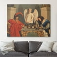 thumbnail image 2 of Faust And Mephistopheles Playing Chess Canvas Wall Art Print, 2 of 4