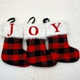 thumbnail image 2 of KCEHTA Christmas Stockings with Initials, Personalized Christmas Stockings, Red and Black Buffalo Plaid Christmas Stockings for Xmas Holiday Fireplace Decor, 2 of 7