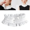 thumbnail image 2 of Adjustable Ruffle Collar Accessory Lace Trim Layered Design, 2 of 20