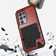 thumbnail image 5 of Allytech Military Grade Shockproof Case Cover for Samsung Galaxy S24 Ultra, Heavy Duty Protective Dustproof Three Layers Armor Phone Case for Galaxy S24 Ultra, Red, 5 of 5